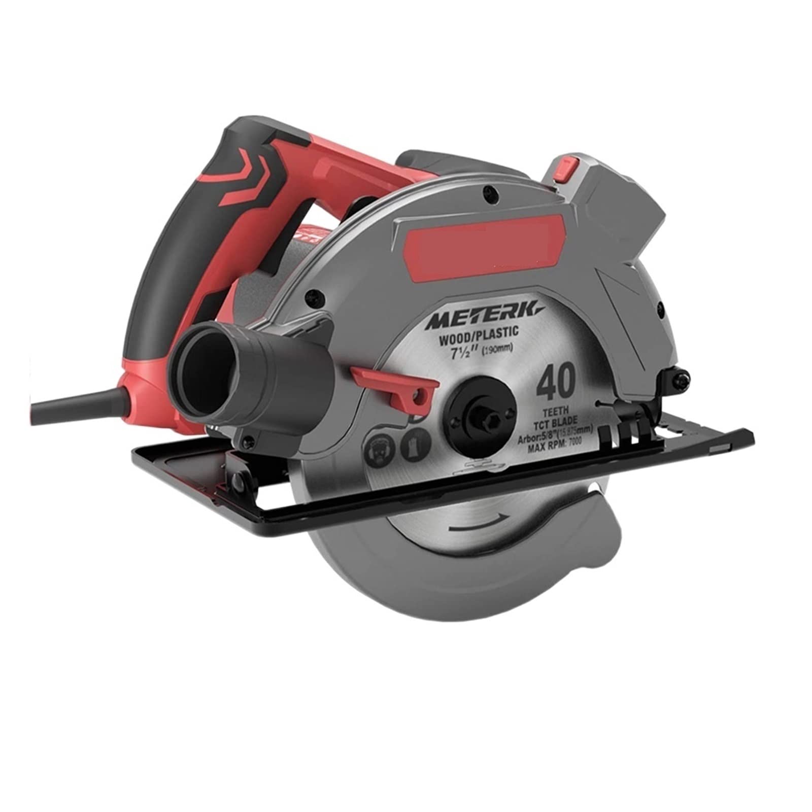 1500W elektryczna piła tarczowa 5000 obr./min 190mm aluminiowa obudowa przenośny nóż stolarskie narzędzia tnące stołowa do drewna(Type A With 2 Blades)