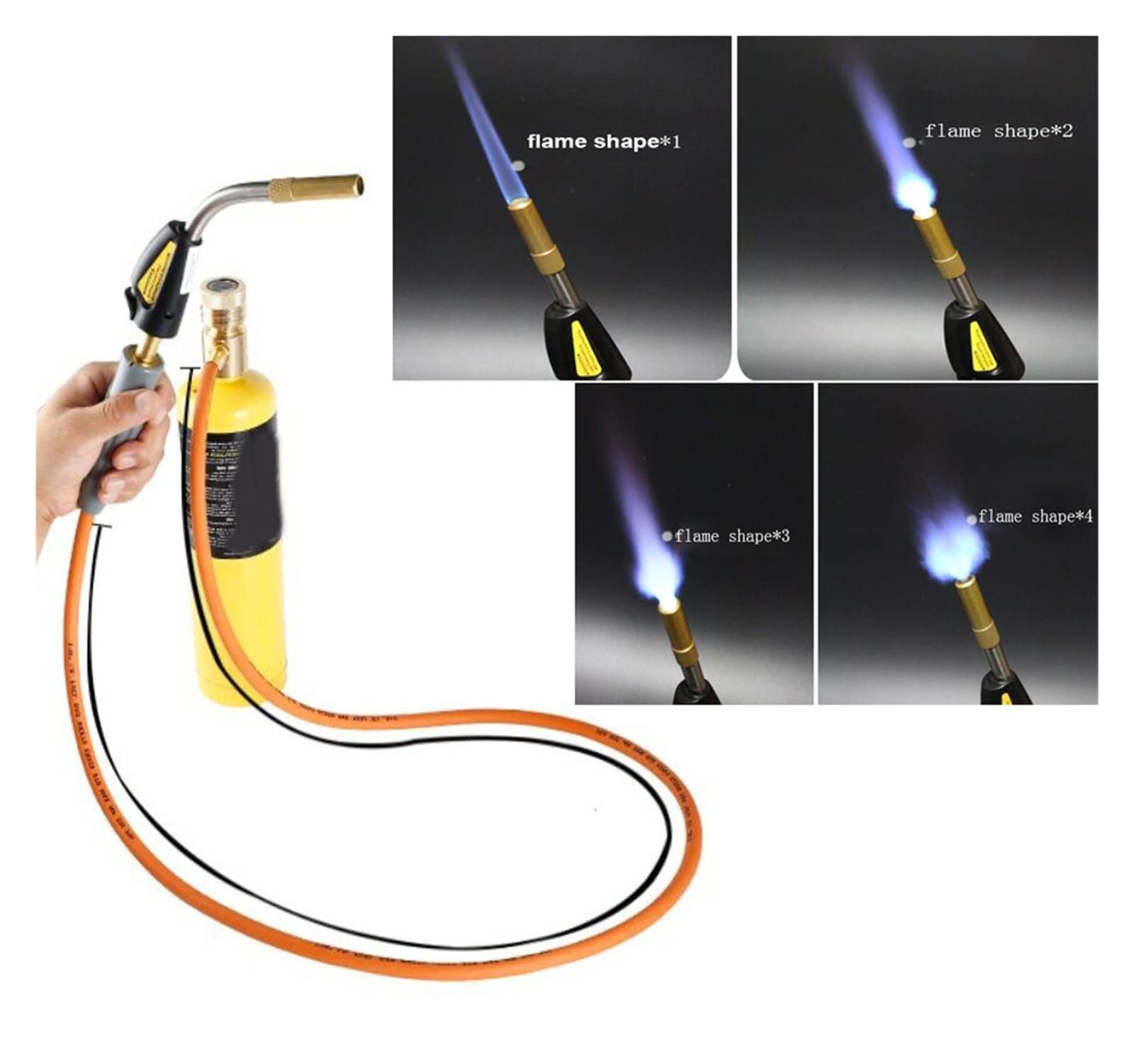 Propaan Torch Lastoorts Soldeerbrander Grill Torch met Controlekleppen