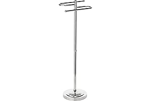 Gatco 1505 Floor Standing Towel Holder, Chrome