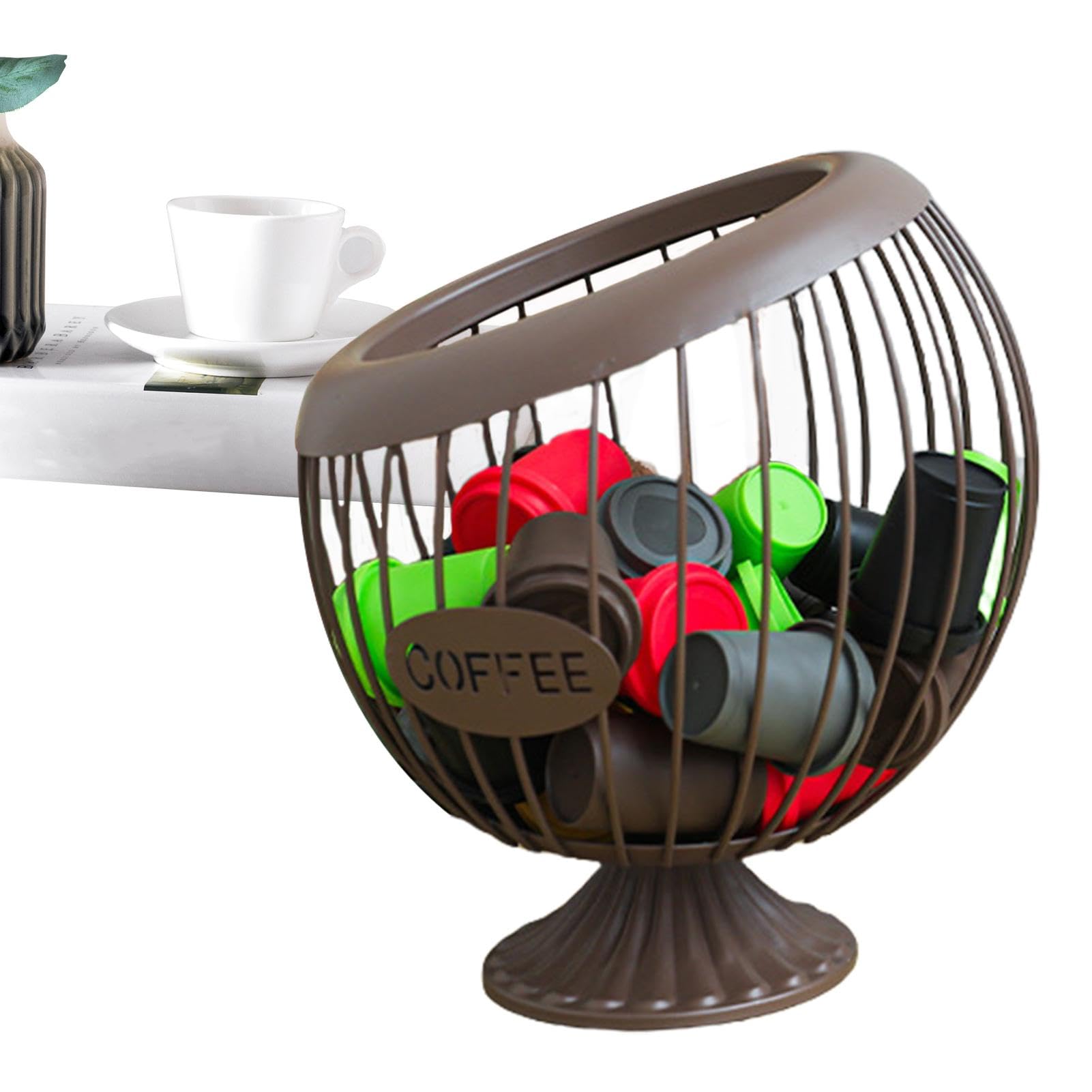 Cestino Porta Capsule Di Caffè (nero), Porta Cialde Di Caffè