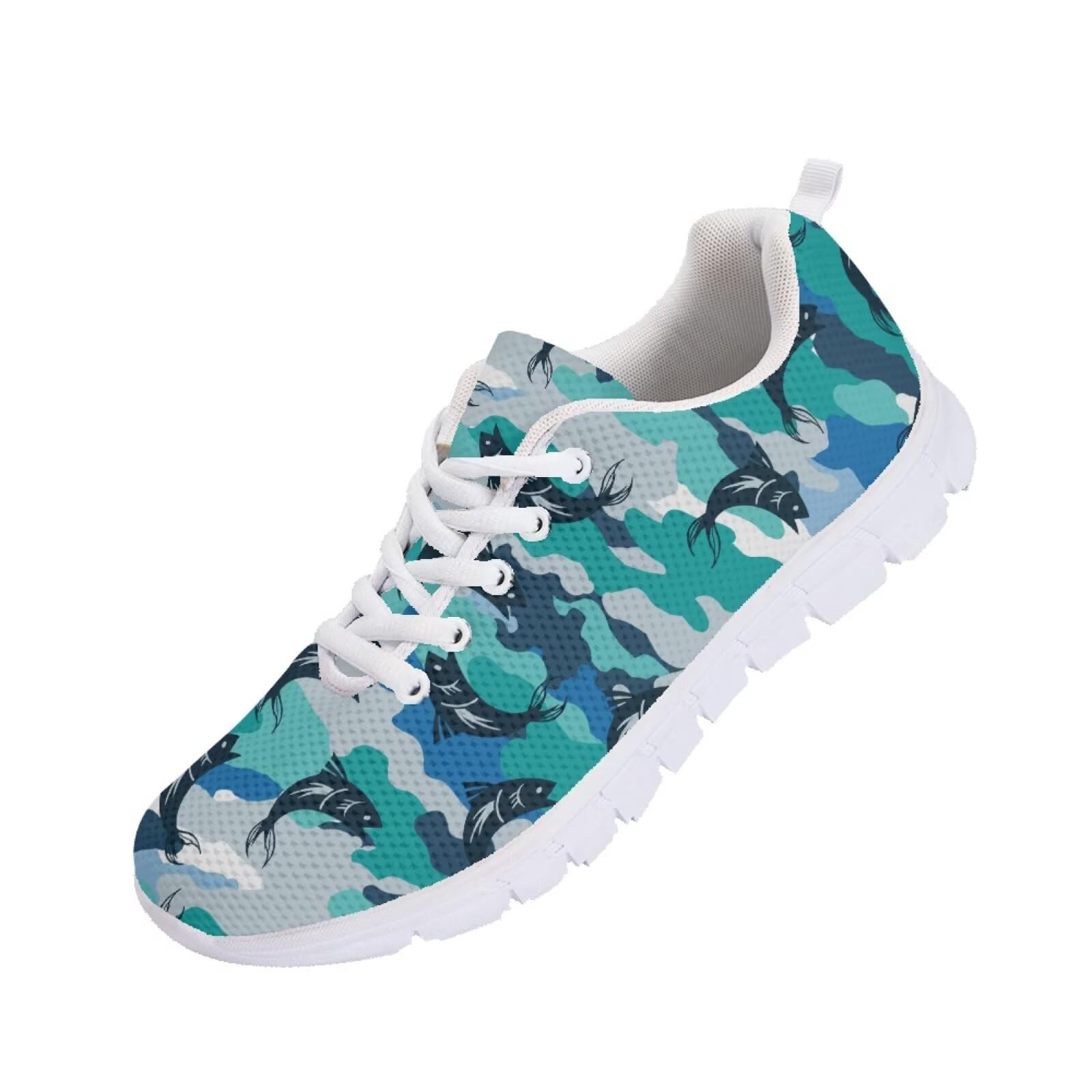 Mens Lace Up Athletic Sneaker Flat Walking Shoes White Sole