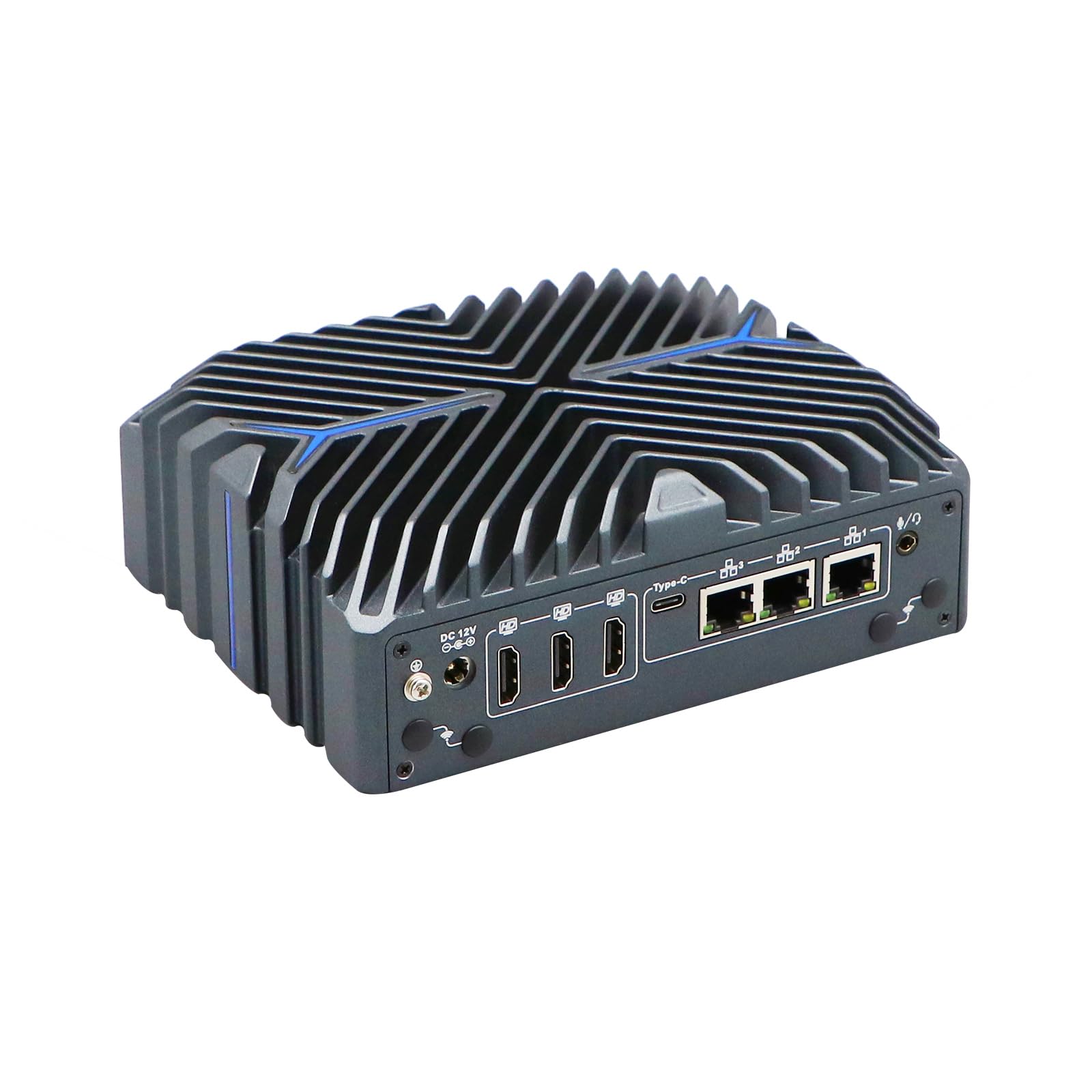 Micro Firewall Appliance, Mini PC, PFSense, Mikrotik, OPNsense, VPN, Router PC, Ultra 5 125U, RX20, 3 x 2.5GbE I226-V, 3 x HDMI, Type-C, AI Boost NPU, 32G RAM, 512G SSD