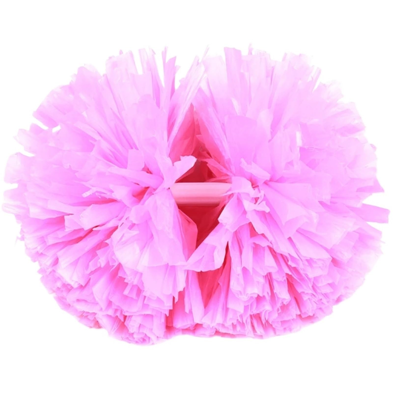 Glitter Metallic Foil Pompoms, 4 pcs Cheerleading Pom Poms Multicolor(Color 1)