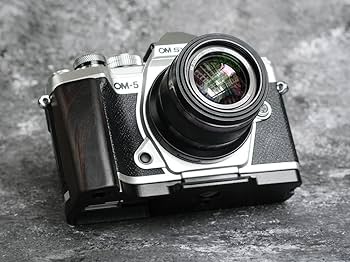OM SYSTEM（オーエムシステム） OM-5用ハンドグリップ Amazon | Haoge HG-OM5 カメラブラケットホルダー ハンドグリップ OM
