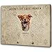 INSPIAMZUE Personalized Dog Memorial Canvas - Waiting At The Door Canvas - Dog Memorial Gift, Sympathy Gift for Loss of Dog, Dog Owner, Pet Owner - Dog Remembrance Gift HHT120 (canvas 03)