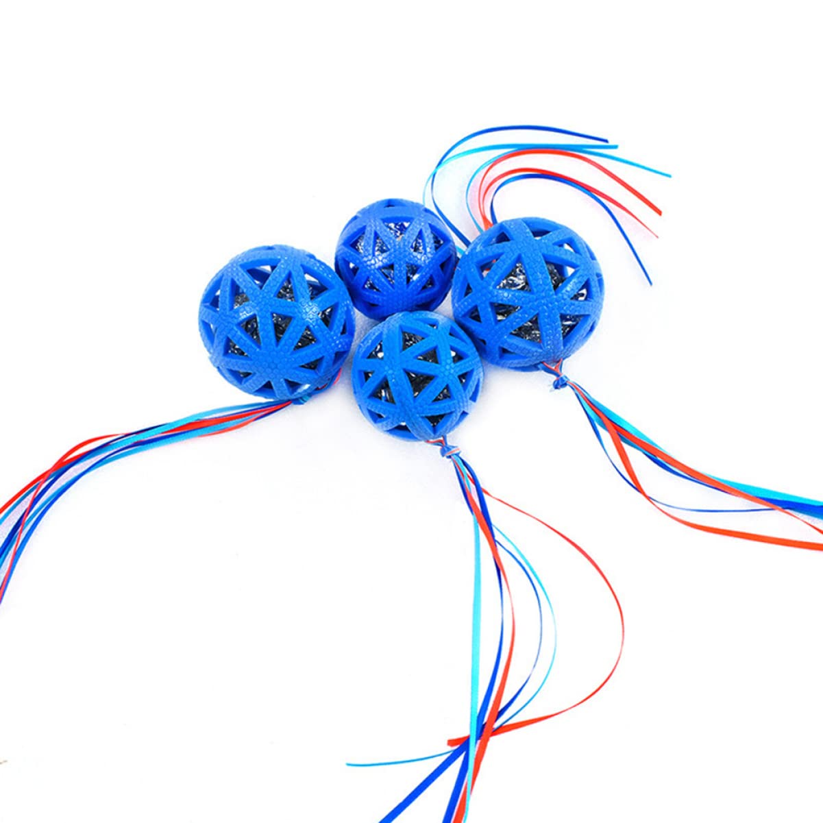 Toyvian Funny Cat Sound Paper Ball Blue Pet Sound Paper Ball Teaser for Cats Mentally Stimulating Play Reduces Scratching Strengthens Bond for Indoor Use