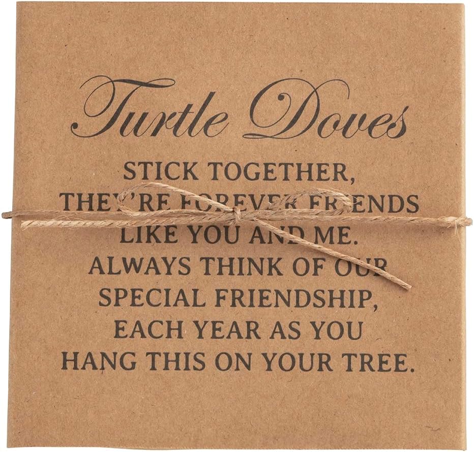 Mud Pie Christmas Turtle Dove Ornament - Image 2