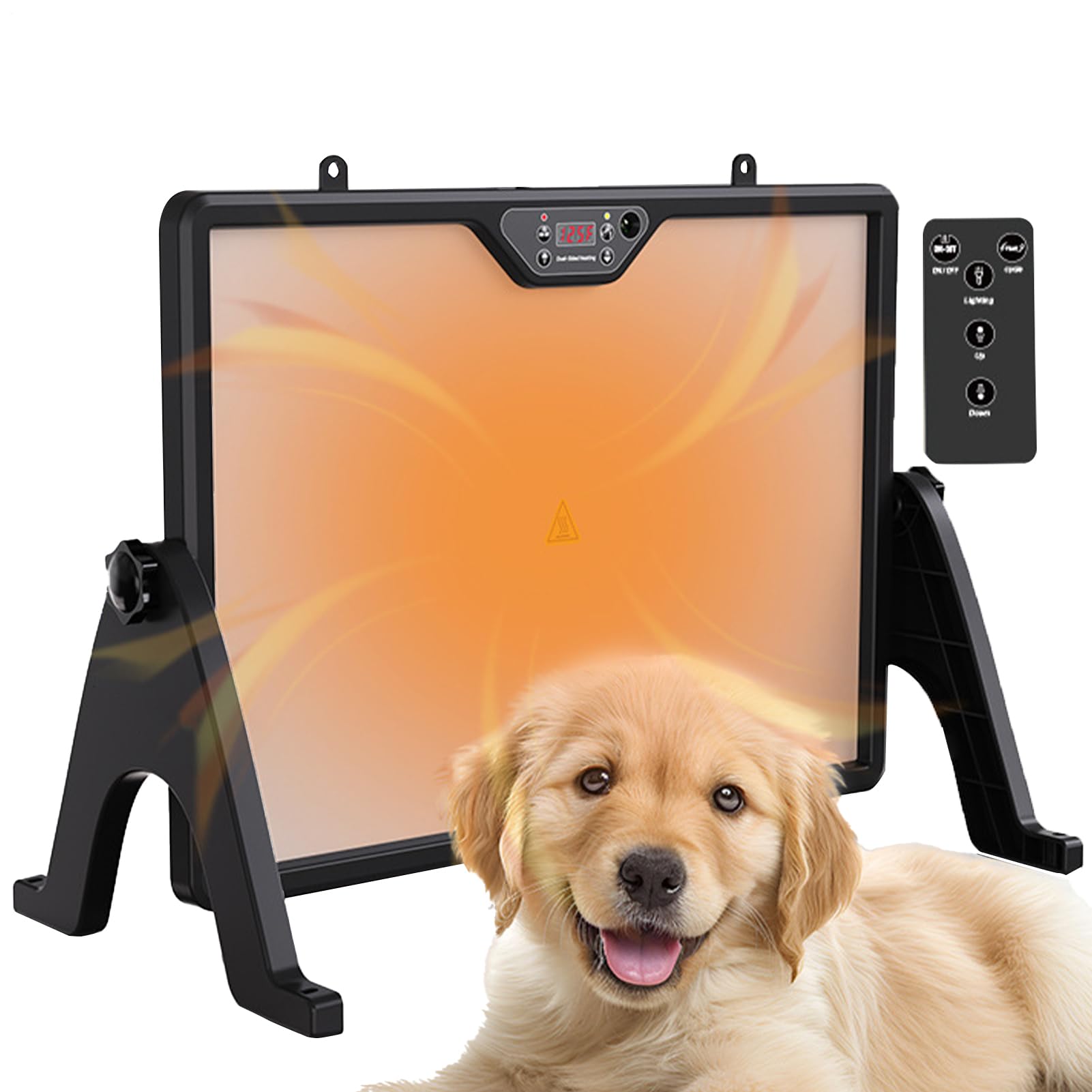 Calentador para Gallinero Temperatura Ajustable y Temporizador | Gallinero Orificios disipadores de calor, herramienta calefactora, pollos, perros, patos, y otros animales