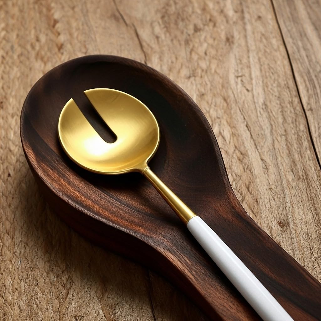 Handmade Acacia Wood Spoon Rest - Kitchen Tool -2 Handmade Acacia Wood Spoon Rest - Kitchen Tool -2
