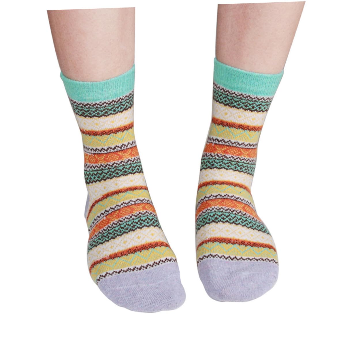 SHERCHPRY 10pares Calcetines De Lana Para Mujer Diseño Vintage Térmicos y Cómodos Para Invierno Paquete
