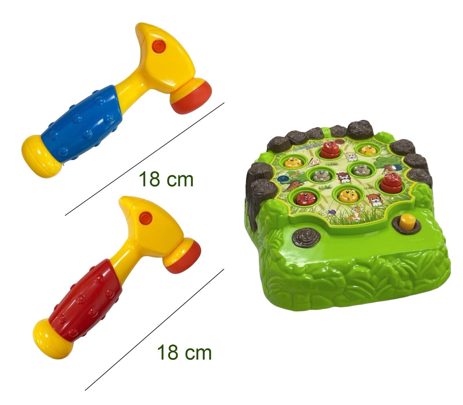 Generico Gioco Cattura La Talpa Acchiappa Talpa con Luci e Suoni Gioco Martello Giocattolo Elettronico Arcade Interattivo Colpisci Le Talpe