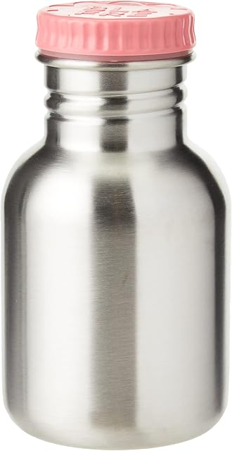 Blafre - Stainless Recycled Steel Drinking Bottle 300ml, Pink - Classic design and a super way to avoid throwaway plastic