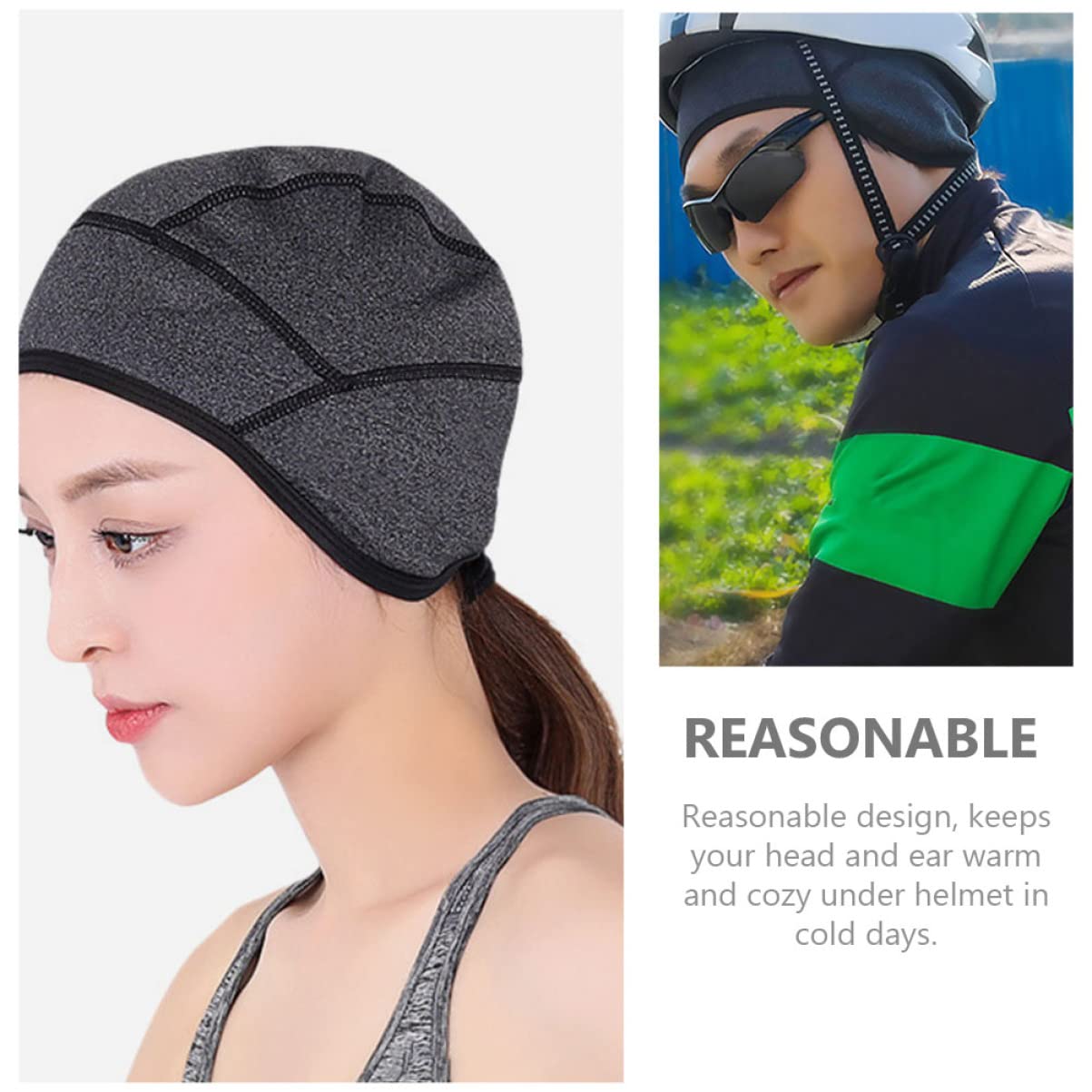 CALLARON Thermogefütterte Mütze Schutzhelm Kopf Fahrrad Herrenhelme Wandmontage Rennrad Innenfutter Für Innenfutter Für Outdoor Fahrten Inneres Polarfleece