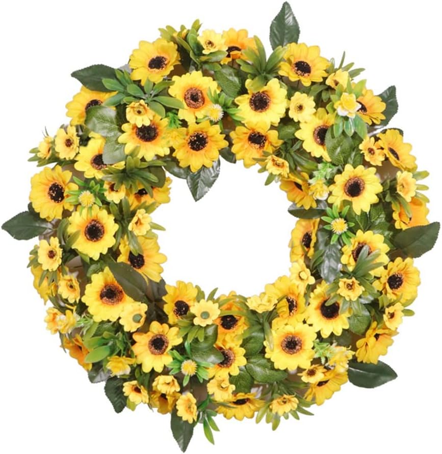 Pastoral Wind Sunflower Simulation Flower Garland Garland Spring Decorations