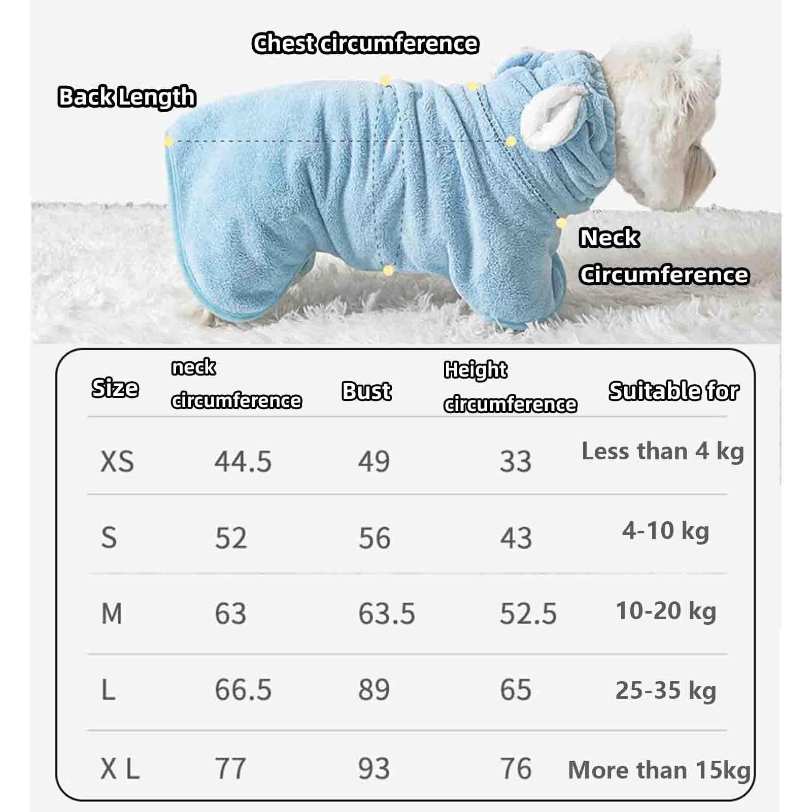 Hundehandtuch Extra Saugfähig Hundebademantel Hunde Handtuch Bademantel Hund Kleine Hunde Haustier-Bademantel Mit Kapuze Für Katzen Saugfähig Angenehm Zu Tragen Weich (Pink,XL)