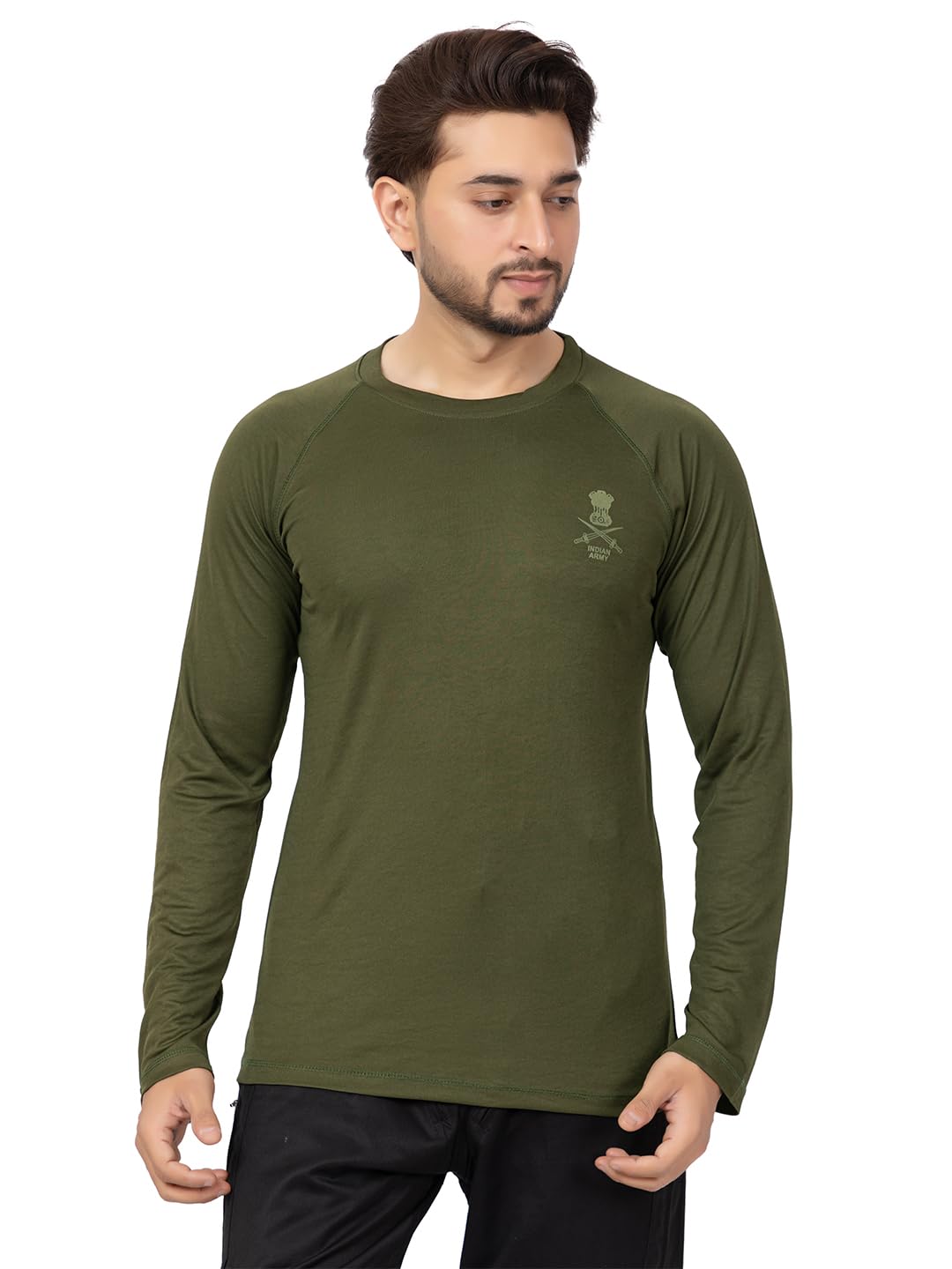 rangers Men Camouflage Green Full Sleeve Dryfit T-Shirt | Sweat Absorbing | Stretchable | Sports Wear-picture-28