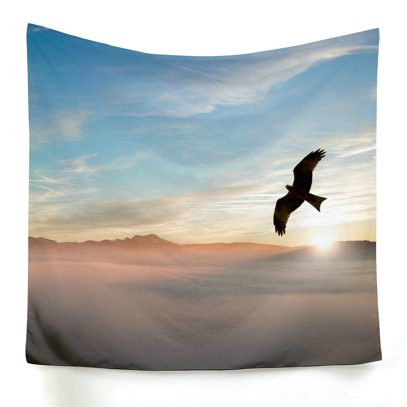 Tapiz de pared KnSam de águila de poliéster multicolor y 200 x 150 cm