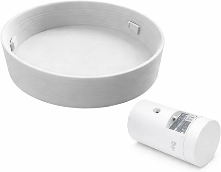 Battery Door Cover for Ring Outdoor Cam fit Both Stick up & Plus Camera - White