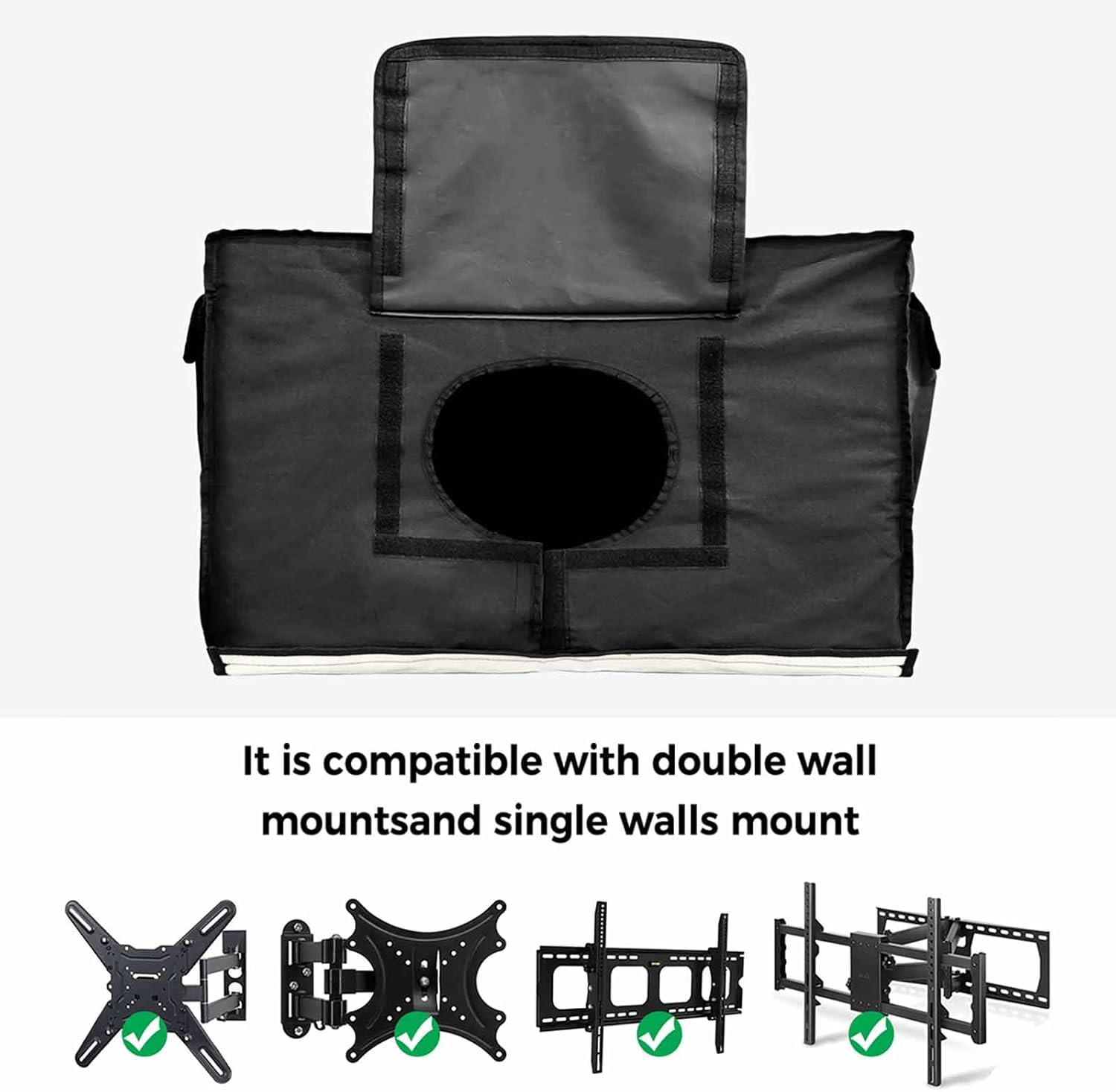 T&H XHome Truck for Thanksgiving Outdoor TV Cover Pumpkin Fall Harvest Waterproof and Weatherproof 30"-32" LCD Movable Shield TV Display Screen Protector Outside Television Covers 30" Wx19 H