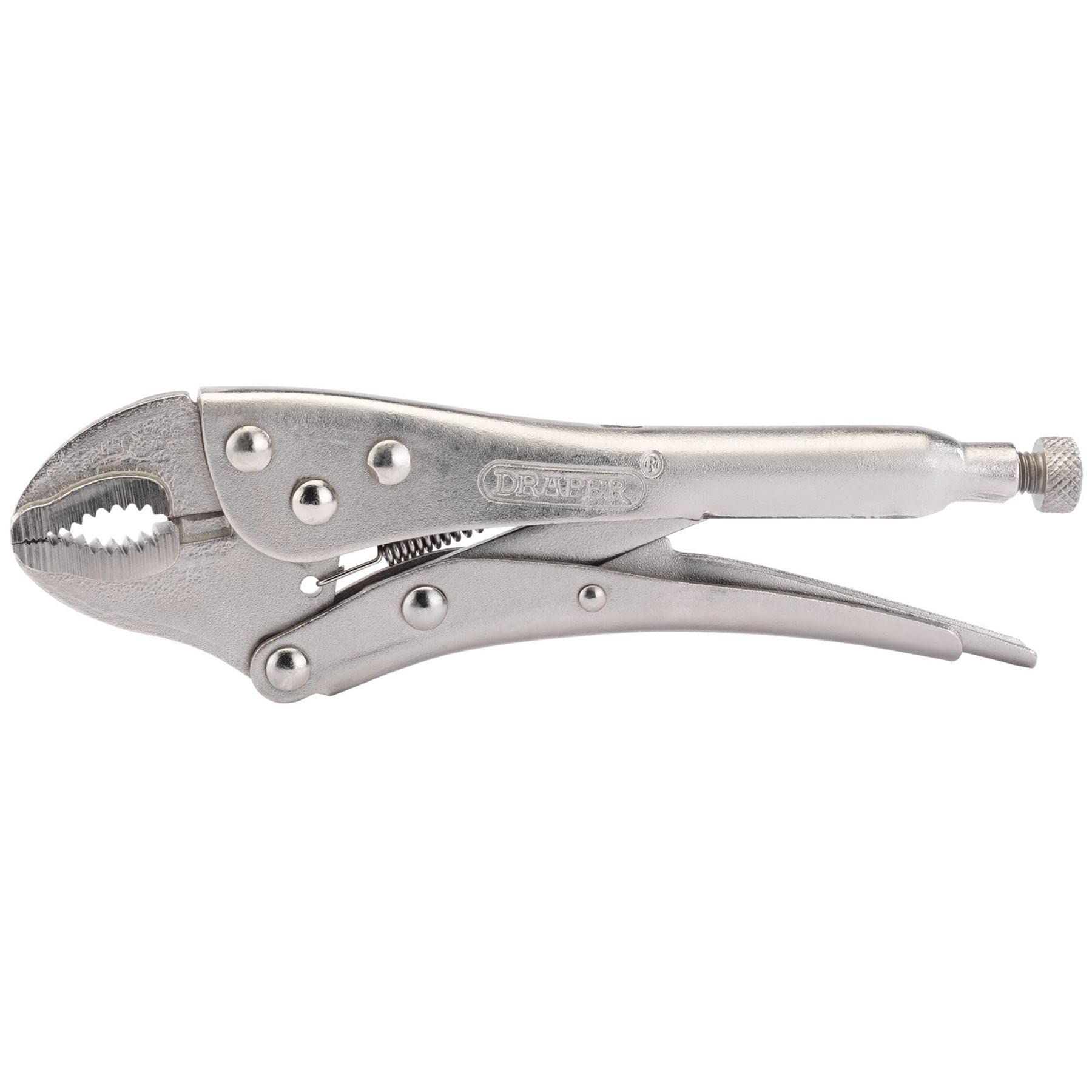 Draper 35368 Curved Jaw Plier with Self Grip, 190mm