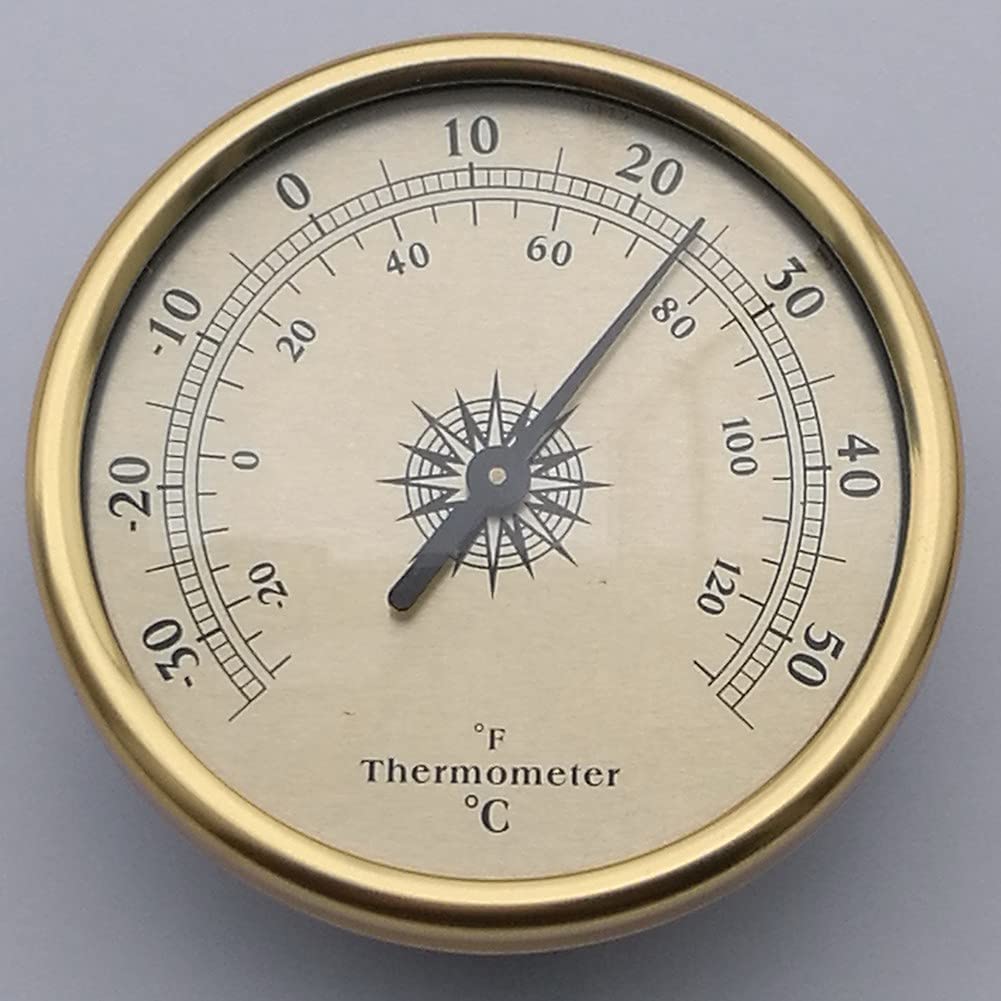 Barometer， Thermometer Hygrometer Barometer 72mm, 3-teiliges Luftdruckmessgerät, Wetteruhr-Zubehör Instrumentenkopf