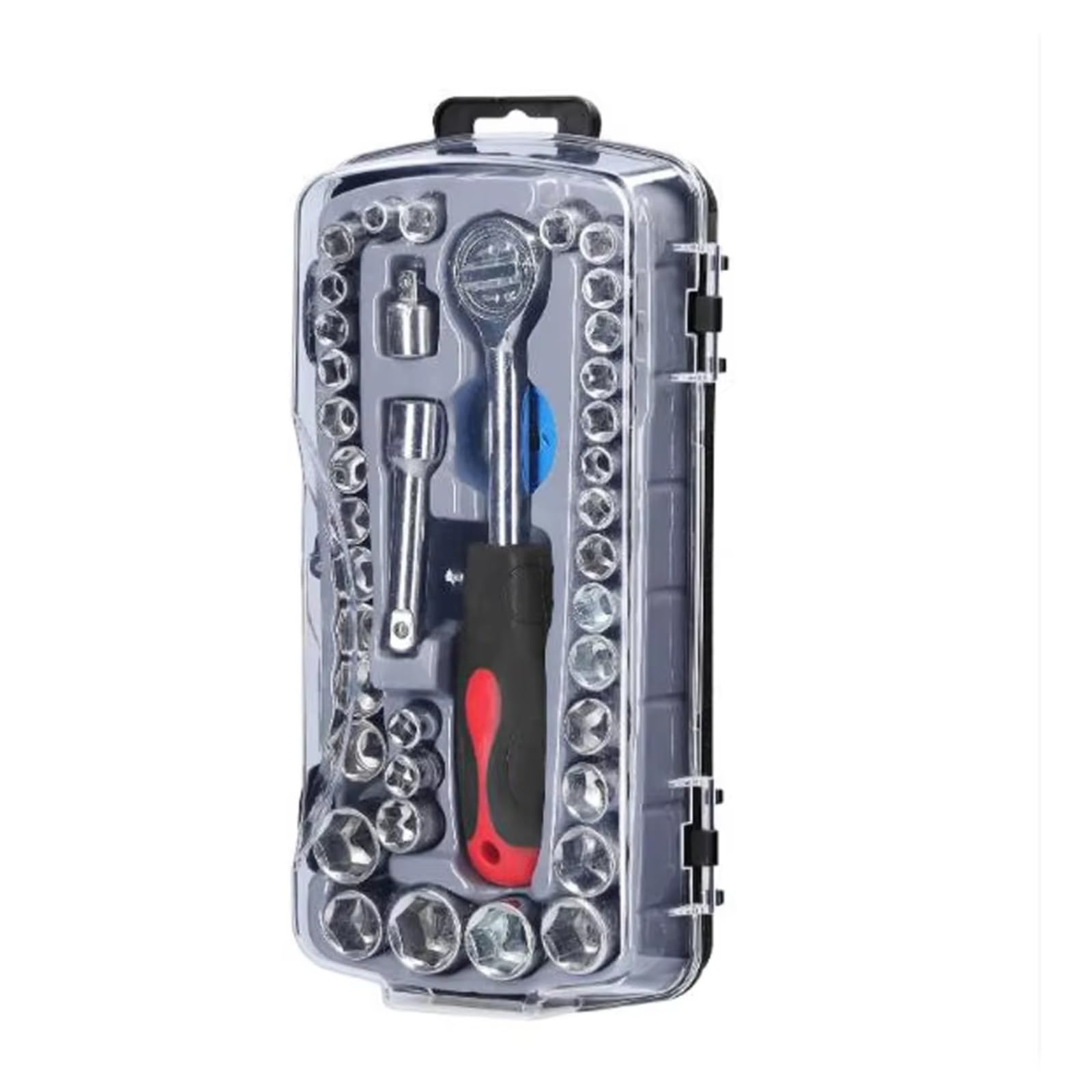 Maletín herramientas multiusos Juego 40 Uds Enchufes Juego Herramientas Reparación Automóviles Herramientas Hardware Para El Hogar Llave Trinquete Enchufe Hexagonal, Herramientas Mano