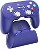 وحدة تحكم بلوتوث 8BitDo Pro 3 لعصا التحكم Switch/Switch 2 – TMR، وأزرار ABXY قابلة للتبديل، وأزرار Pro Back، وقاعدة الشحن، ومشغلات تأثير هول، لأنظمة Windows وApple وSteamOS وAndroid - أرجواني