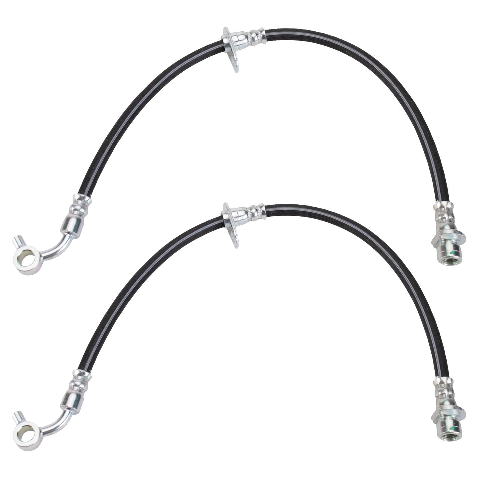 TRQ Rear Brake Hose Set