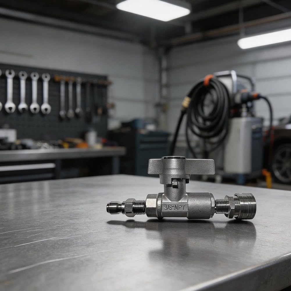 Wysokociśnieniowy zawór kulowy DN10 5000 PSI metalowy przełącznik węża
