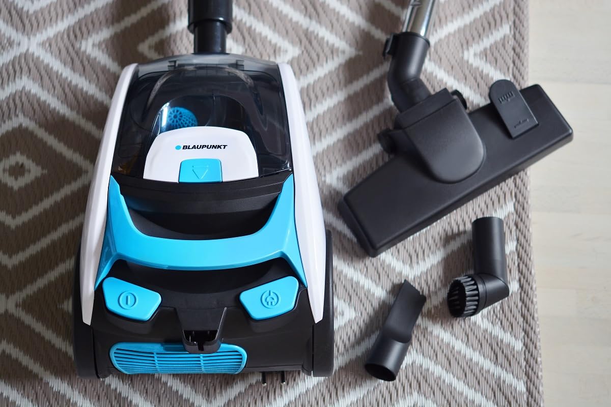 Blaupunkt vcc301 Aspiradora 700 W sin bolsa con accesorios Libre de BPA hepa H13 1,2L