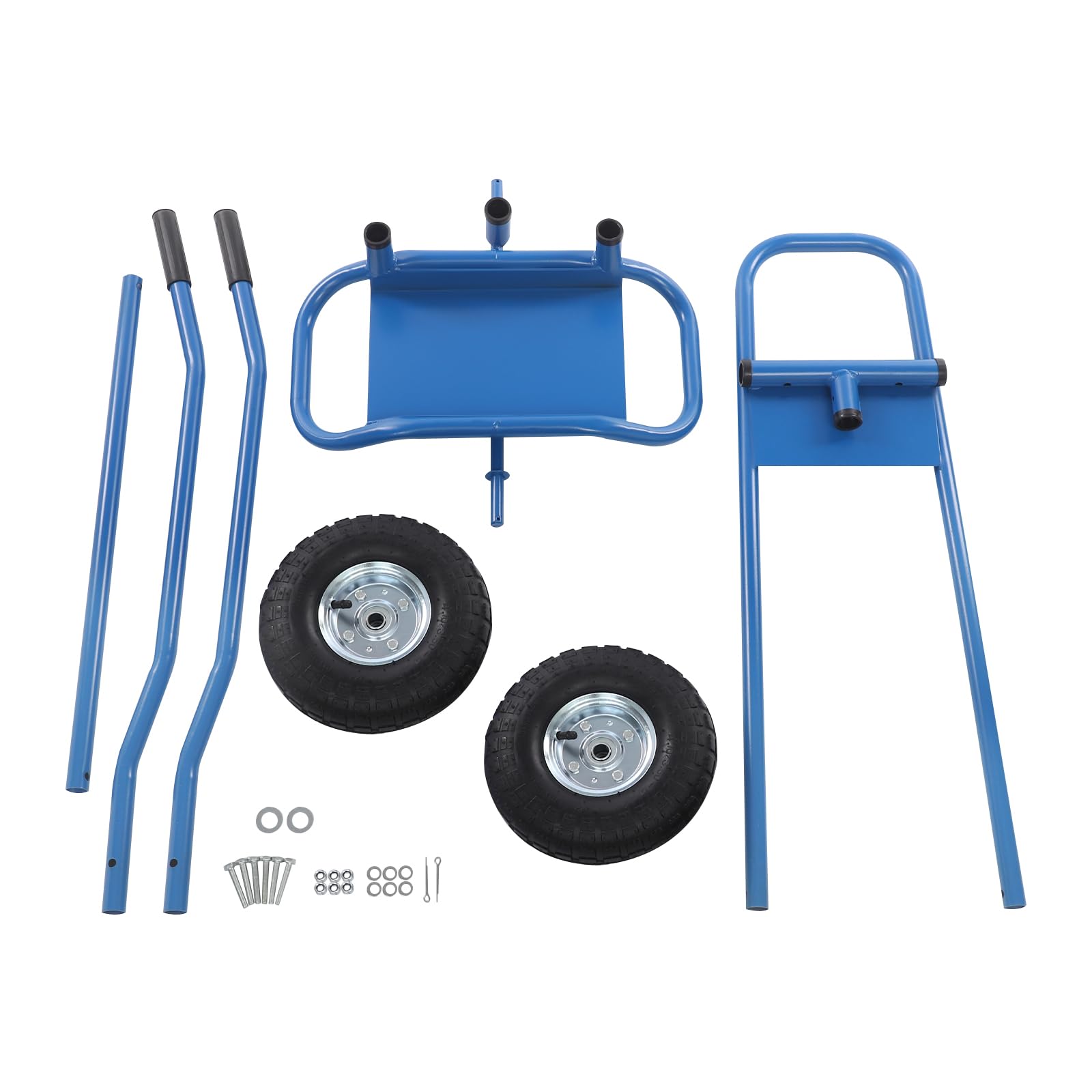 Carro de paneles, carro para paneles de yeso, carro de mudanza, carga 220 kg, ruedas anchas, estructura resistente, para almacén, renovación, astillero (azul)