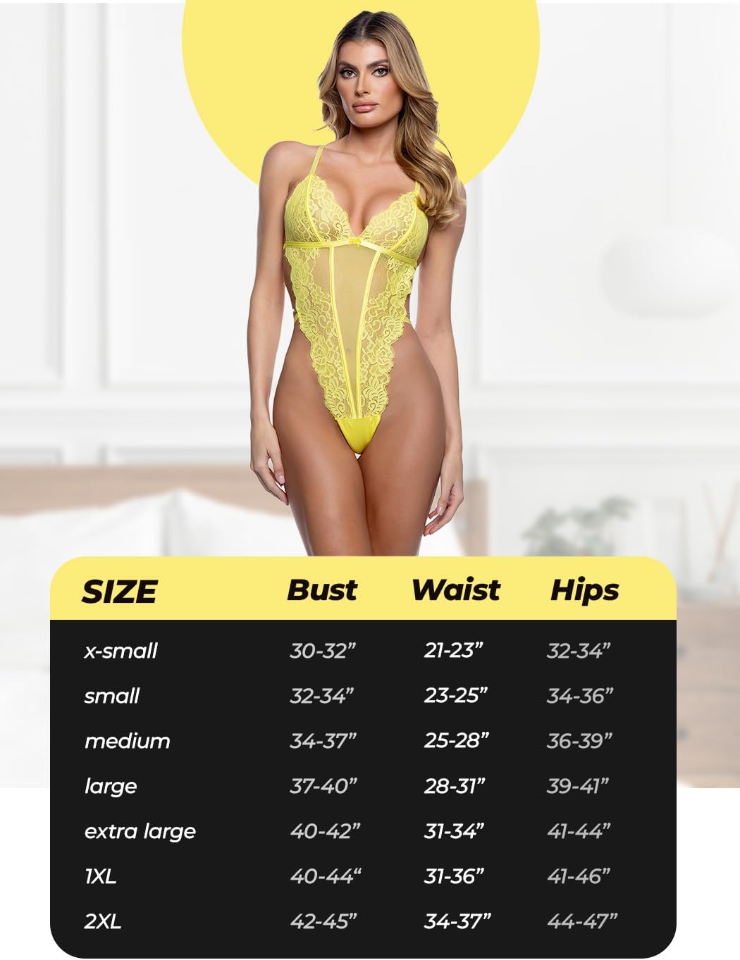 Roma Confidential Lace Teddy Lingerie for Women Kiss & Bloom Sexy Teddy Bodysuit Lingerie in Sheer Floral Lace