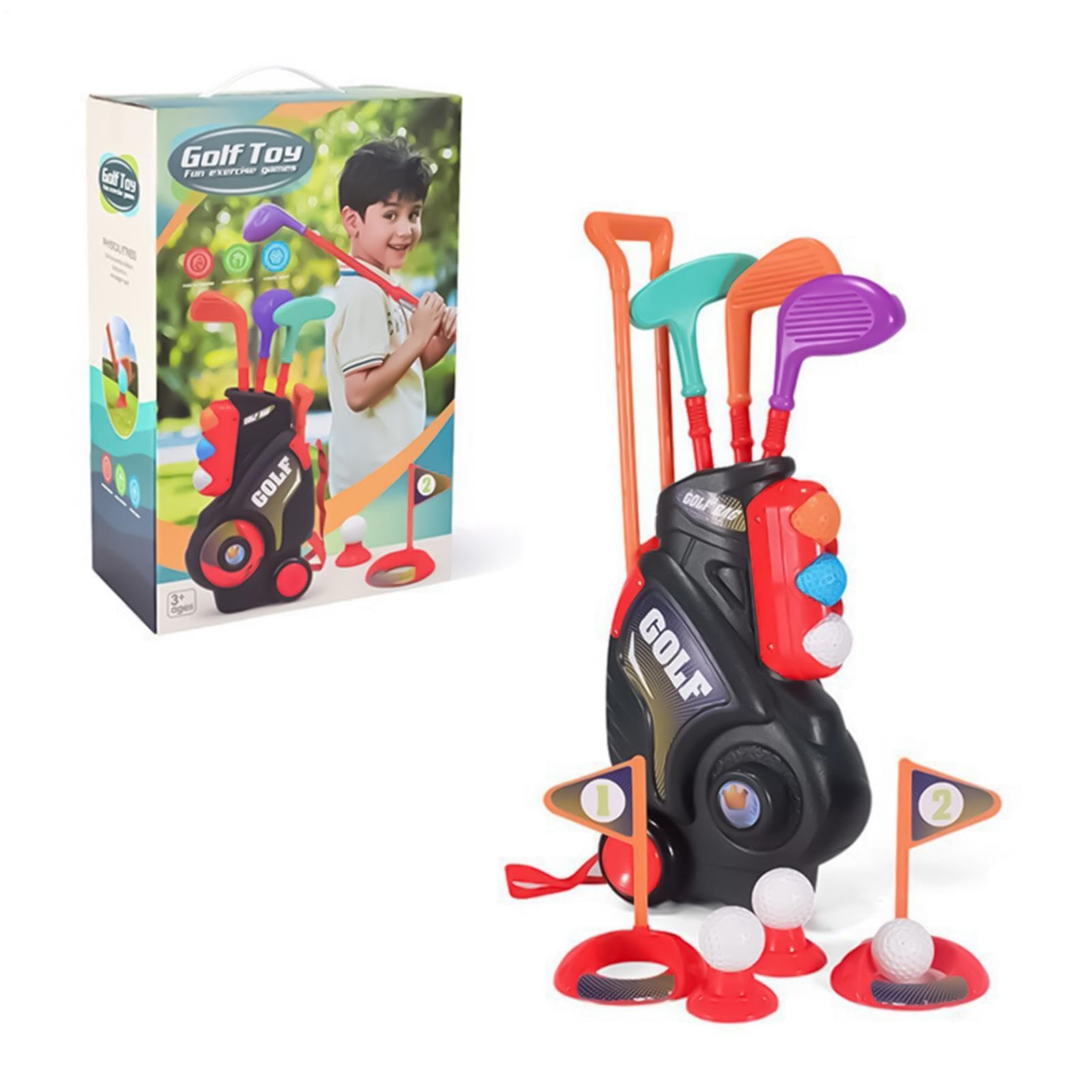 Palos de Golf para Niños 3-5 juguete deportivo de entrenamiento de
