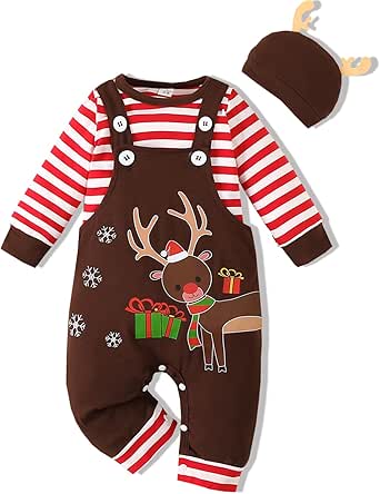 Pasgeboren baby meisjes jongens Kerstmis outfit winter lange mouwen gebreide trui tops outfits, marineblauw, 3-4 Jaar Pasgeboren baby meisjes jongens Kerstmis outfit winter lange mouwen gebreide trui tops outfits, marineblauw, 3-4 Jaar