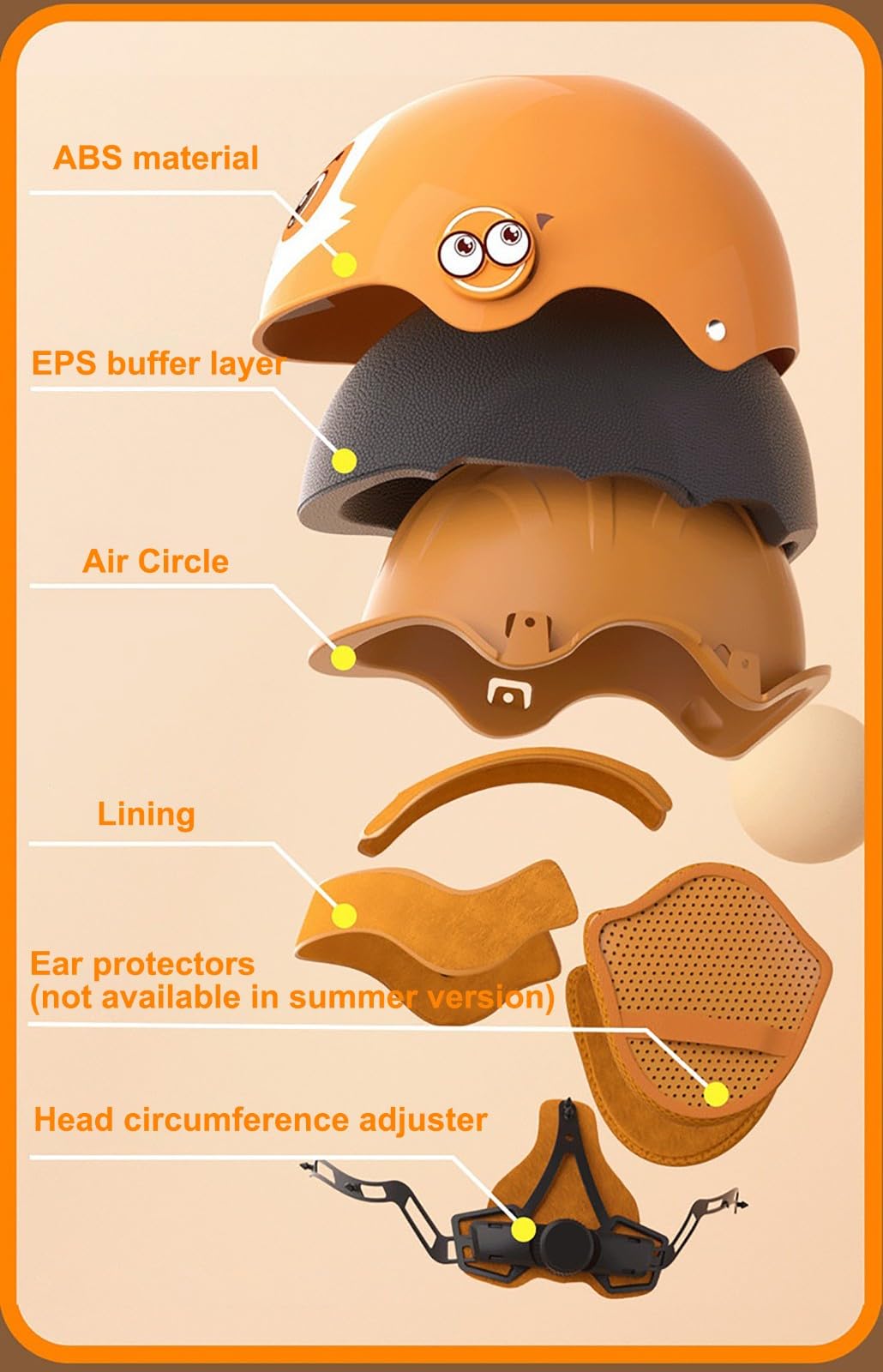 Casque Enfant Léger Multisports pour 3 À 16 Ans, Casque De Vélo/Trottinette avec Visière, Casque À Motifs pour Garçons Et Filles