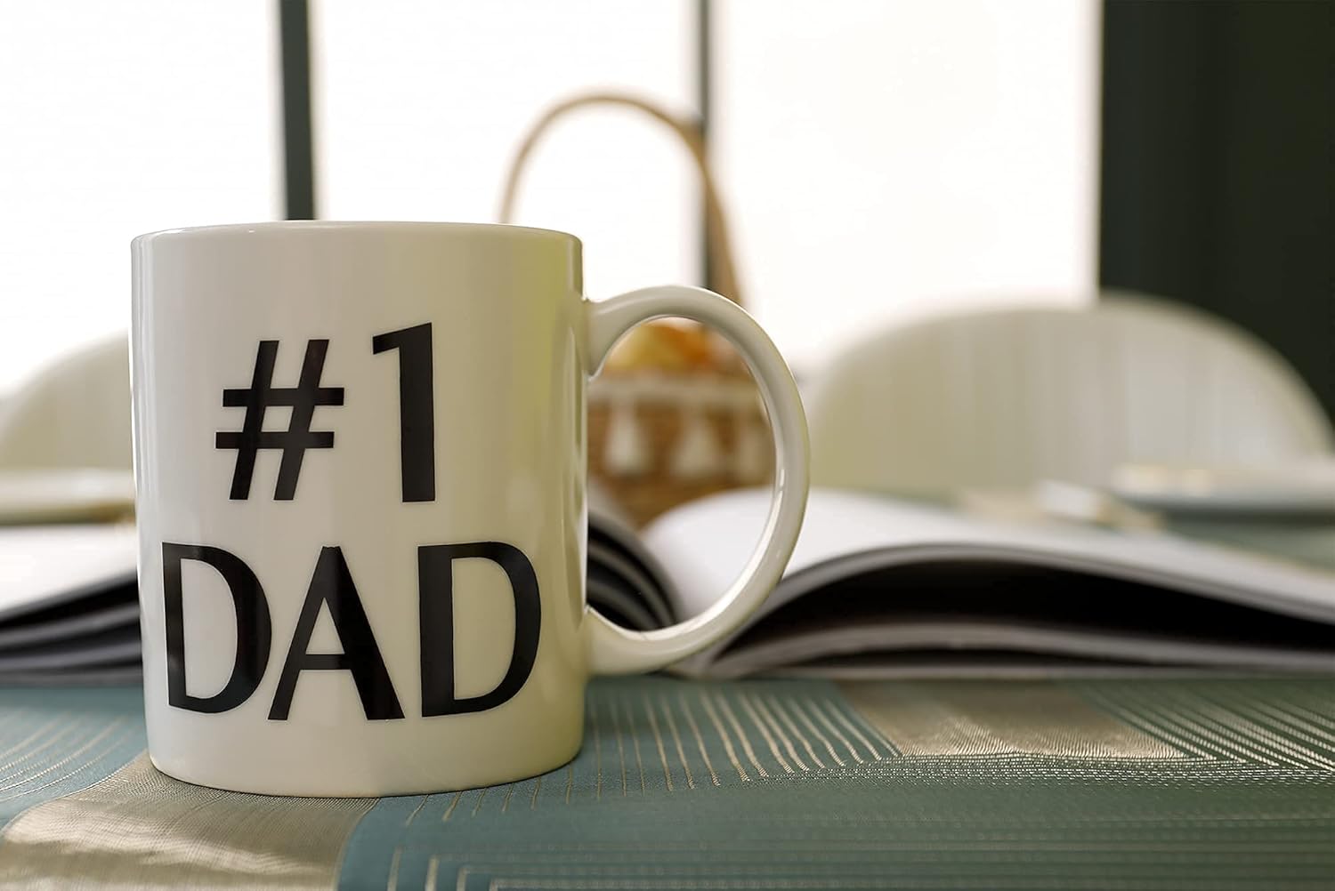Zenply Best Dada Mug, Dad Coffee Mug, 11 oz, Funny Coffee Mugs Novelty, Dad Christmas Gifts for Father Birthday Presents for Dada Husband Grandpa From Daughter Son Wife, Printed on Both Sides - Image 8