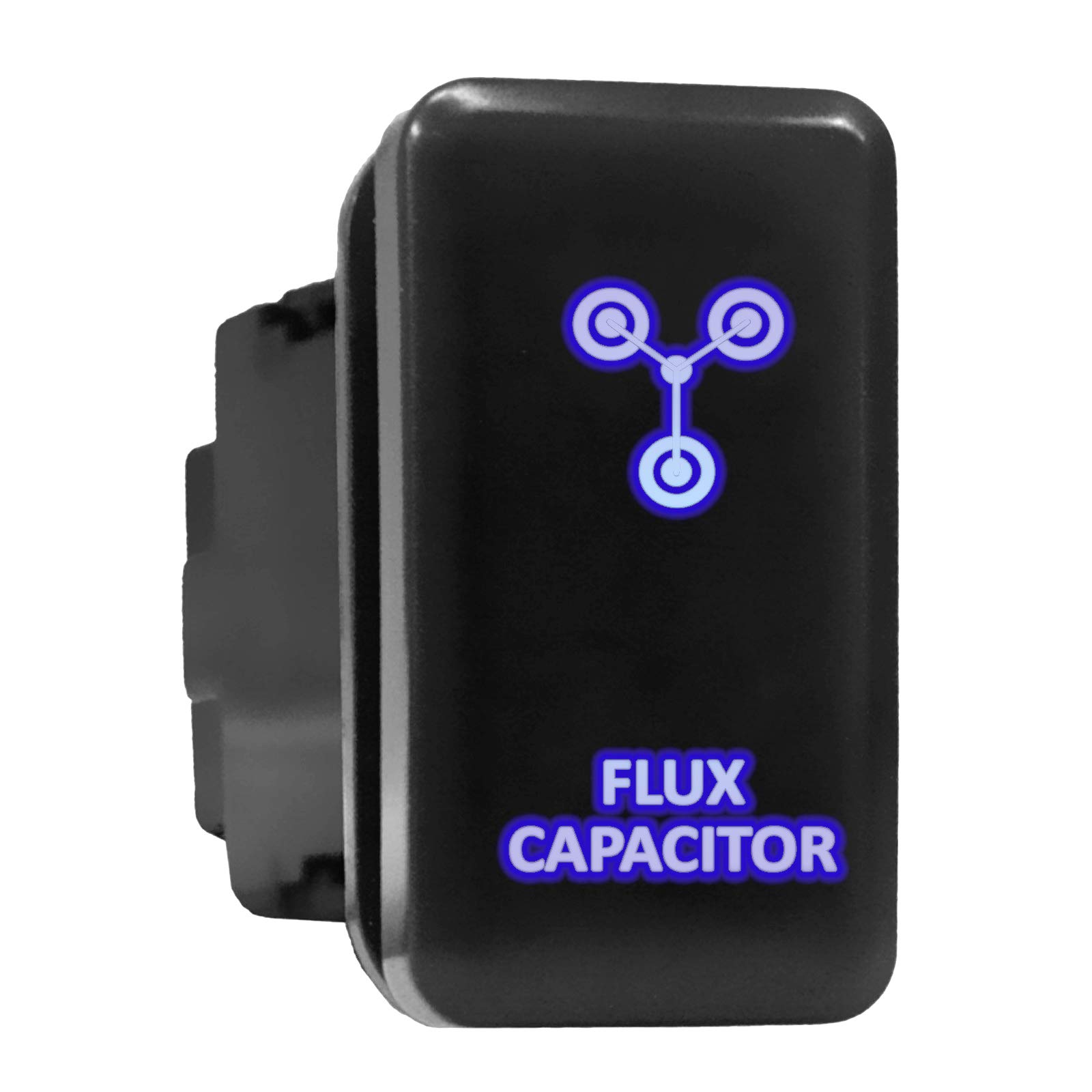 Flux Capacitor Symbol Older Model Push Button Compatible with Toyota (/ Surface Size 1.54 x 0.83 inches)