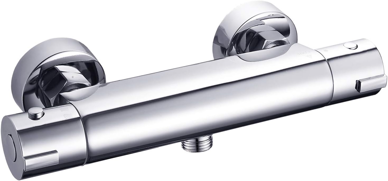 2-Handle Thermostatic Shower Valve Trim Wall mount US STANDARD Plumbing