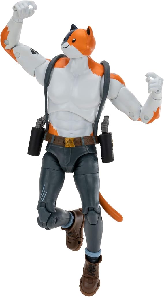 Fortnite Legendary Series Brawlers, 1 Figure Pack - 7 Inch Meowscles Action Figure, Plus Accessories