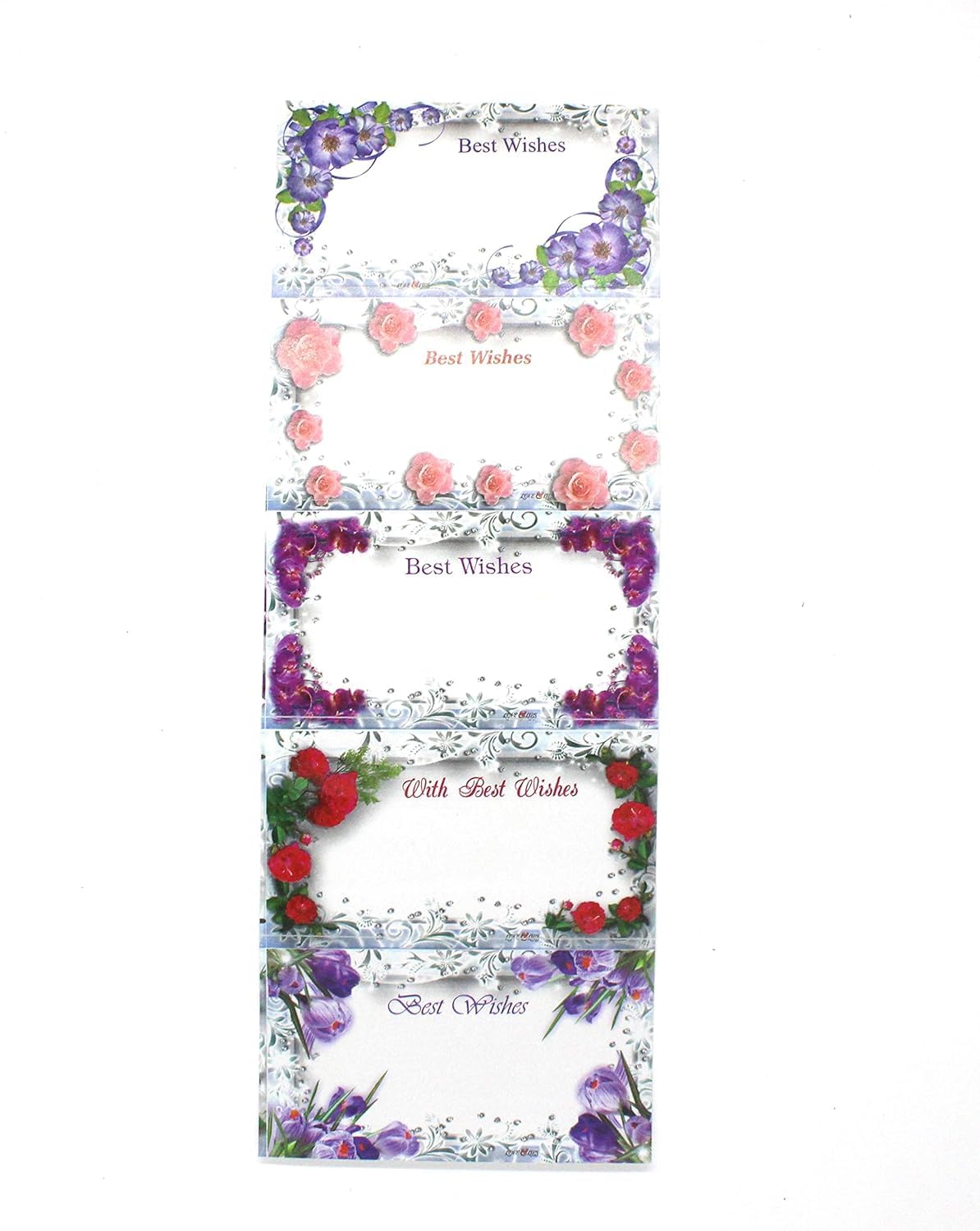 (Pack of 100 Pcs) Best Wishes Sticker for Gift Wrapping Sticker,Gift tag,Gift Wrapped Name Slip-image-0