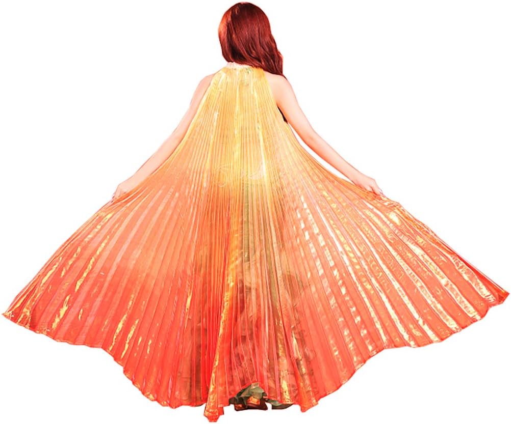 Women's Belly Dance Costume Isis Wings, Professional Dance Wings with Sticks