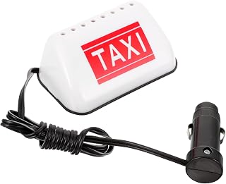Taxi Roof Illuminated Sign Bright Led for Vehicles Eye-catching Indicator Light Retro Design Safe No Delay Lighting for Enhanced Visibility
