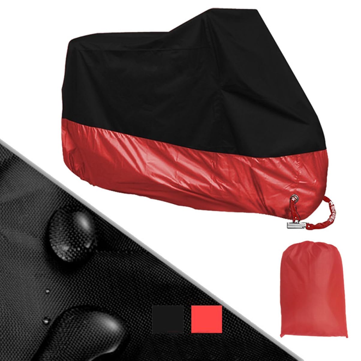ibasenice Cubierta Prueba Para Motocicletas y Scooters Funda Protectora Xxxxl Para Exterior Resistente y Uv