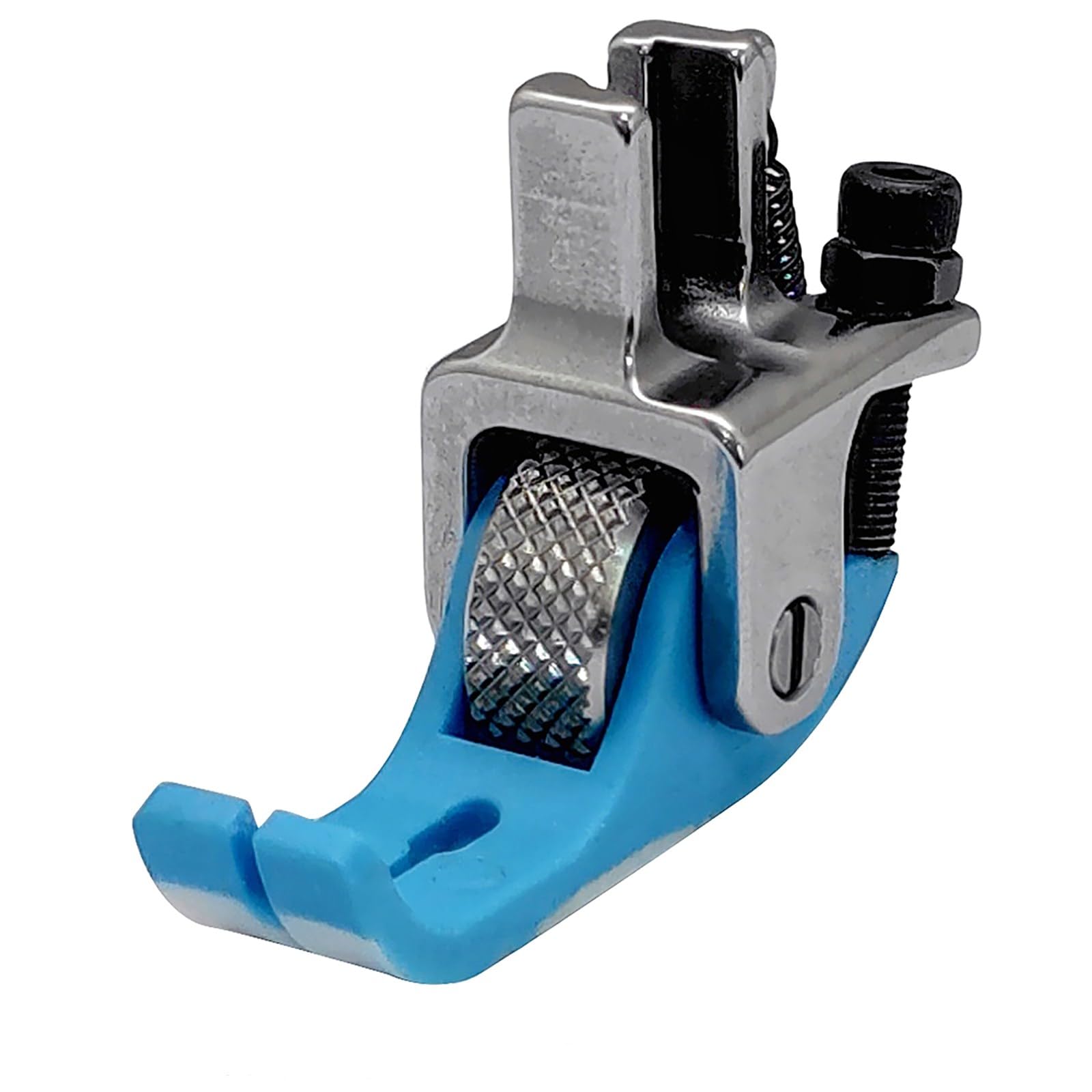 Narrow Roller Presser Foot for Industrial Single Needle Lockstitch Sewing Machine (Diamond Wheel)