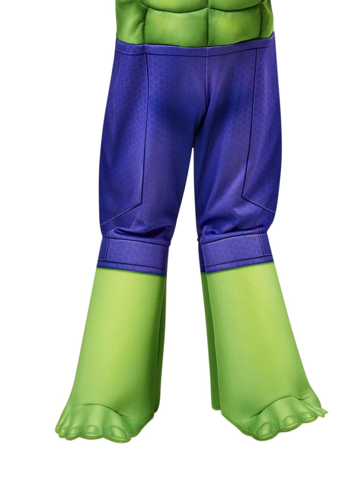 Rubies Disfraz Hulk Preschool para niños y niñas, Jumpsuit, cubrebotas y máscara, Oficial Marvel Spidey & Friends para halloween, carnaval, navidad y cumpleaños