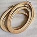 Set of 4, Oval Beech Wood Embroidery Hoops Handcrafted Wooden Hoops for Embroidery, Cross Stitch Needlework Natural Wood Hoop Frame
