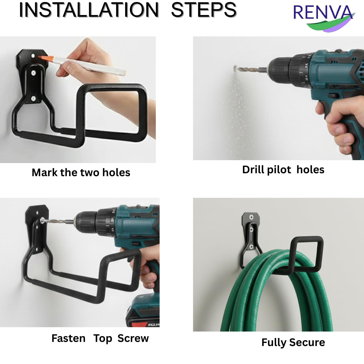 RENVA Hose Holders - Organize Your Garden Hoses -5