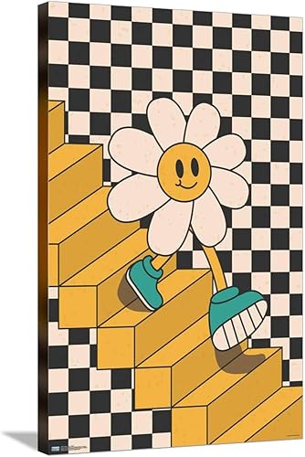 Trends International Smile Face - Stairs Canvas Wall Poster Trends International Smile Face - Stairs Canvas Wall Poster