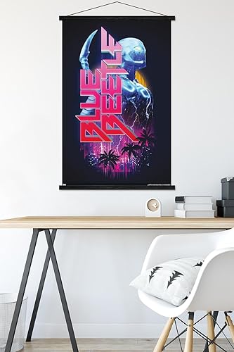 Miniatura 5 de Trends International DC Comics Movie Blue Beetle - Póster de pared con marco magnético
