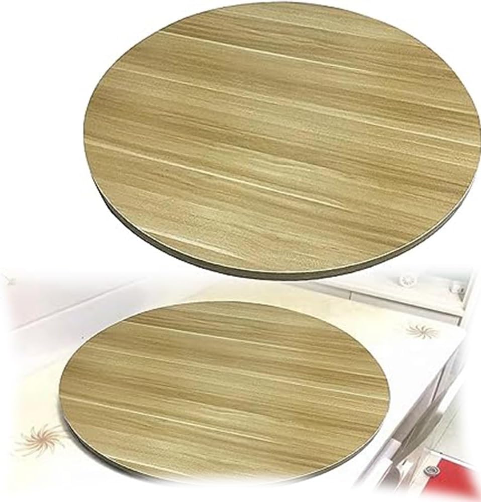 VERDDE 30in 40in 50in Large Wooden Lazy Susan Turntable For